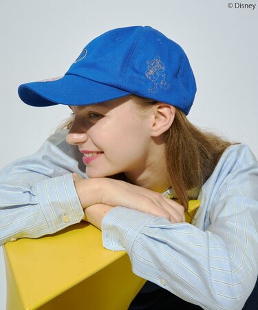【Mickey&Friends】イニシャル刺繍CAP