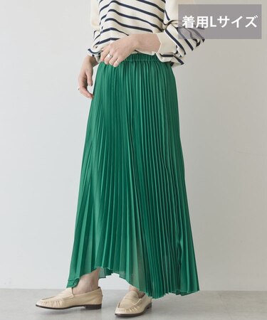 【選べる丈】シアープリーツスカート