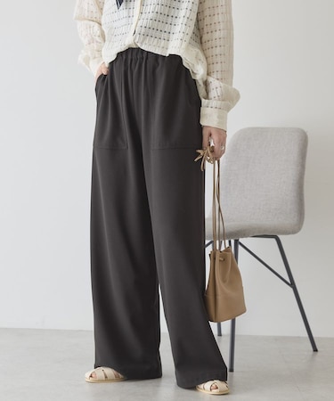 【イージーケア】ベイカーリラックスパンツ