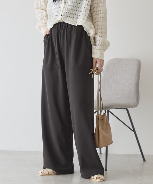 【イージーケア】ベイカーリラックスパンツ