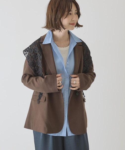 Wテーラードジャケット