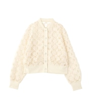 アートレースカーディガン