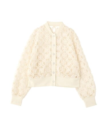 アートレースカーディガン