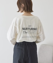 NURTURING 刺繍ロゴロンT