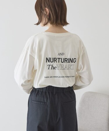 NURTURING 刺繍ロゴロンT