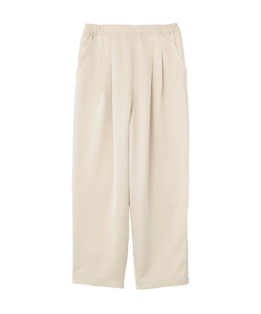 【イージーケア】サテンカーブパンツ