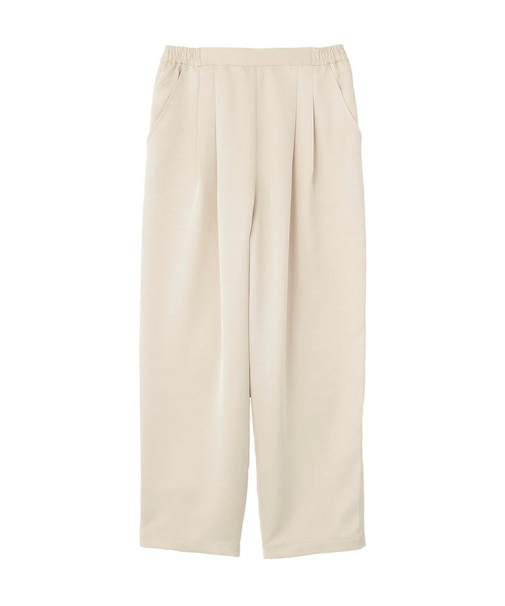 【イージーケア】サテンカーブパンツ