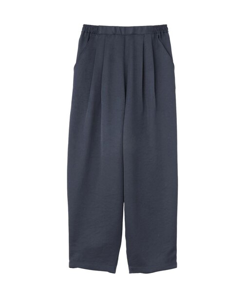 【イージーケア】サテンカーブパンツ