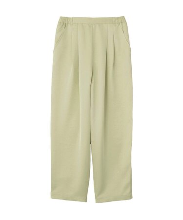 【イージーケア】サテンカーブパンツ