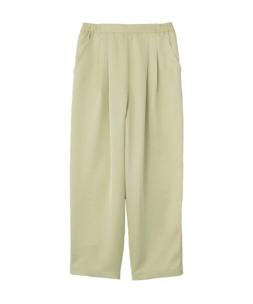 【イージーケア】サテンカーブパンツ