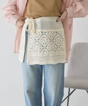 クロシェニット巻きスカート