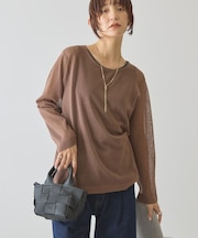 シアーニットプルオーバー