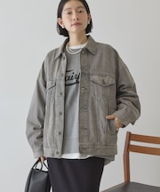 ロング丈デニムジャケット