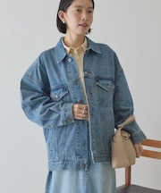 ロング丈デニムジャケット