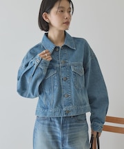 ショート丈デニムジャケット