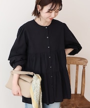 【WEB限定】ティアードギャザーブラウス
