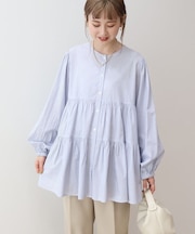 【WEB限定】ティアードギャザーブラウス