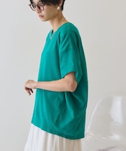 【接触冷感+UVカット】半袖コクーンカットプルオーバー