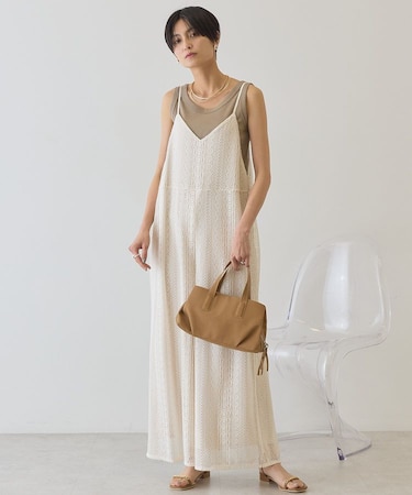 レースキャミサロペット