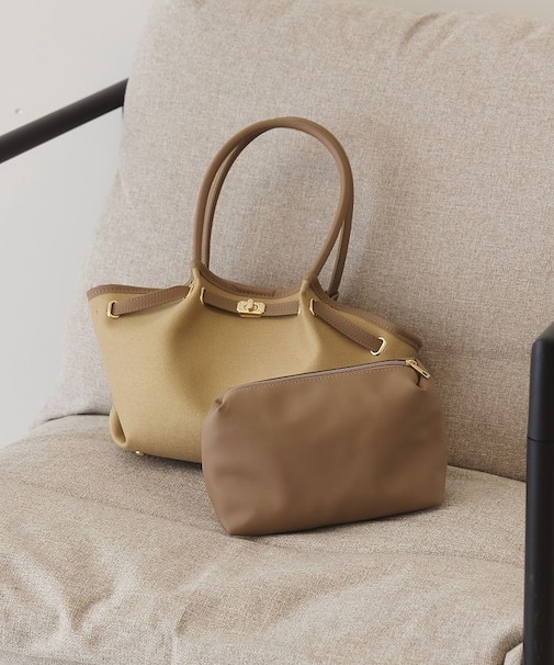 【2点SET】ベルトラウンドトートバッグ