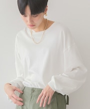 【WEB限定】袖ボリュームカットプルオーバー