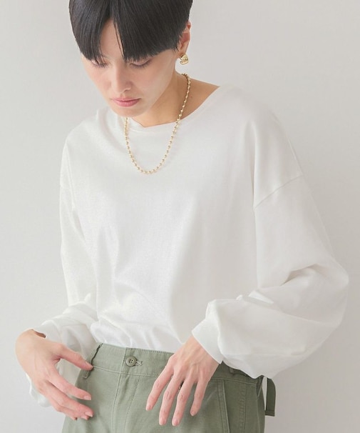 【WEB限定】袖ボリュームカットプルオーバー