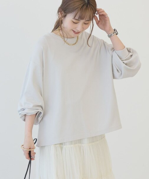 【WEB限定】袖ボリュームカットプルオーバー