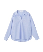 【イージーケア】バックギャザースキッパーシャツ