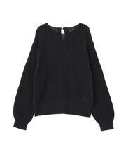 ルーズニットプルオーバー