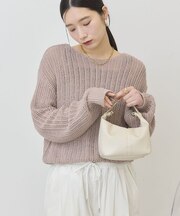 ルーズニットプルオーバー