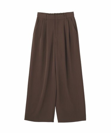 【接触冷感・イージーケア】ドレープパンツ