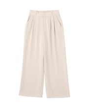 【接触冷感・イージーケア】ドレープパンツ