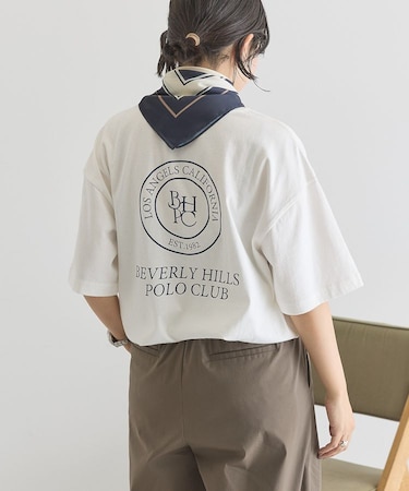【BEVERLY HILLS POLO CLUB】バックプリントTシャツ