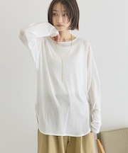 ラウンドカットシアープルオーバー