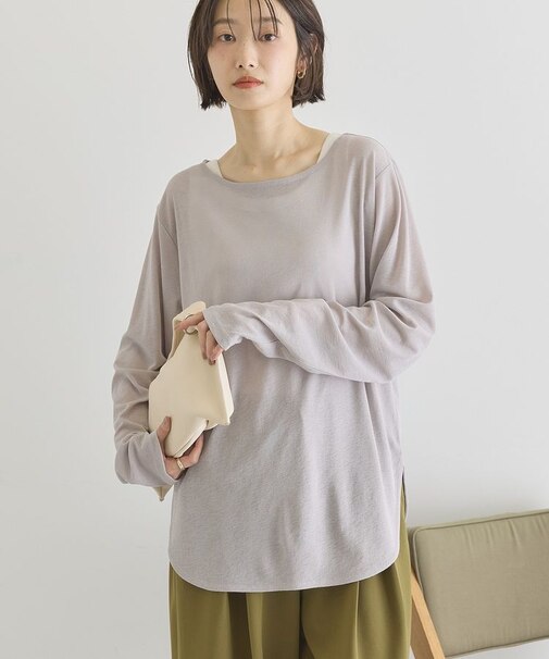 ラウンドカットシアープルオーバー