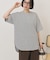 裾ラウンドTシャツ