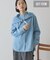 スカーフセットデニムシャツ