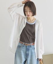 ナイロンフーディーシャツ