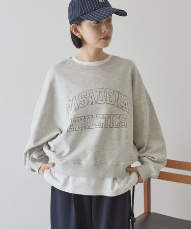 カレッジロゴドルマンスウェット