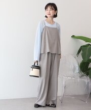 リネンライクビスチェサロペット