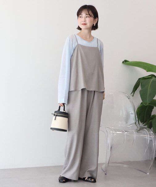 リネンライクビスチェサロペット