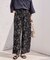 【WEB限定】アソートギャザー柄パンツ