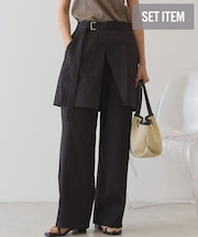 【2点セット】レイヤードパンツ