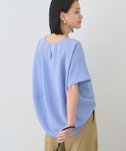 【UVカット】サッカーコクーンブラウス