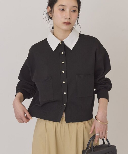 【2WAY】金ボタンカーディガン