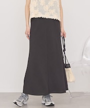 【接触冷感・イージーケア】リネンライクマーメイドスカート