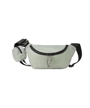 【2点SET】ポーチ付ダブルメッシュウエストポーチ