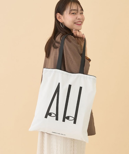 カラーハンドルホリホリトートバッグ