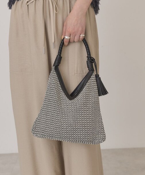 【2点SET】巾着付トライアングルミニトートバッグ