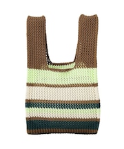 マルチボーダーニットバッグ